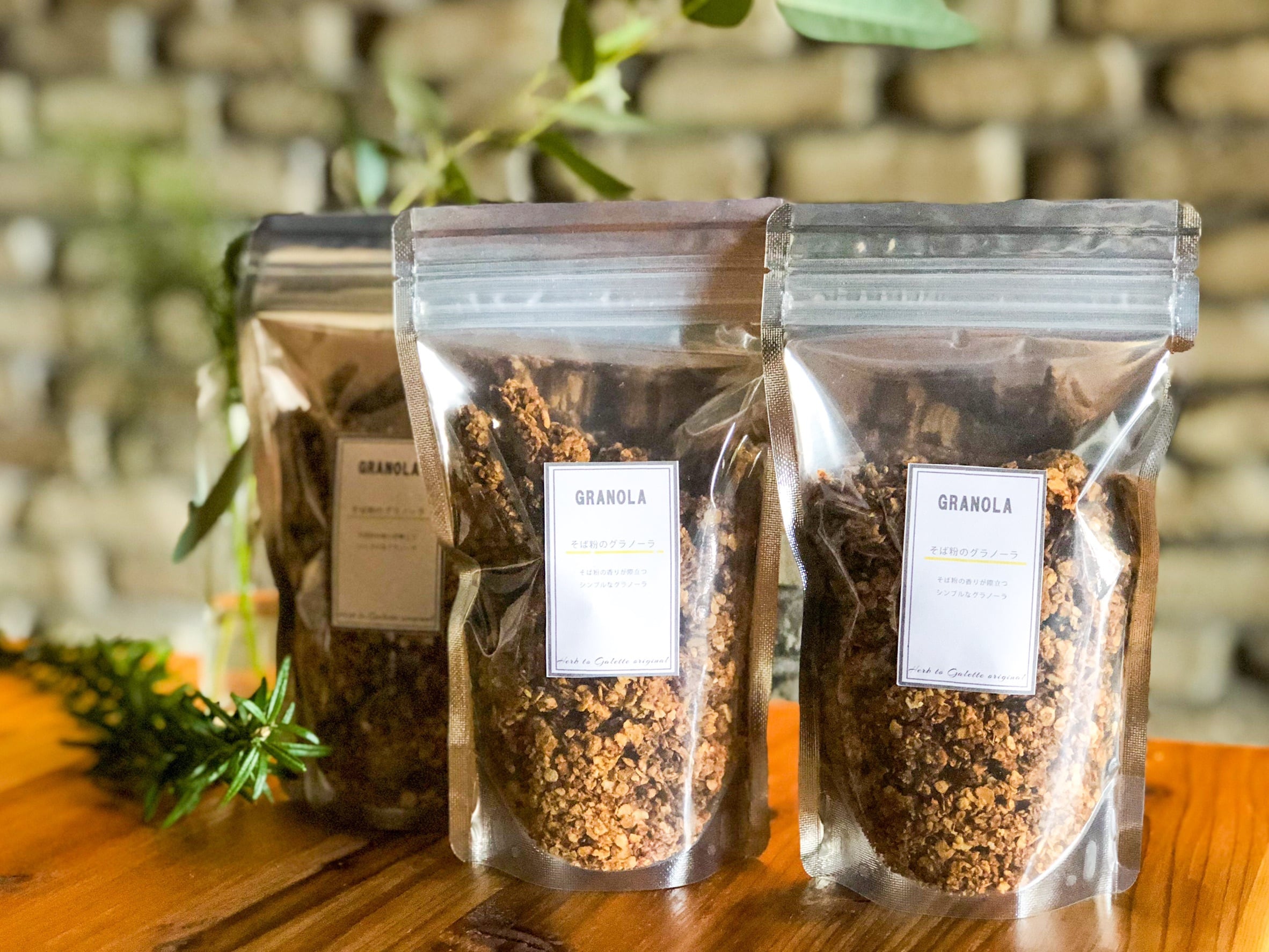 そば粉のグラノーラ